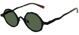 Lunettes de soleil - Emporio Armani - EA2166 - 3001/2  MATTE BLACK // DARK GREEN