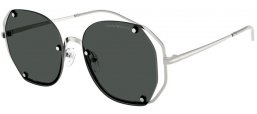 Gafas de Sol - Emporio Armani - EA2168 - 301587  SHINY SILVER // DARK GREY