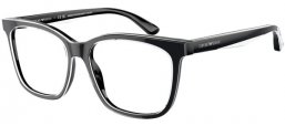 Lunettes de vue - Emporio Armani - EA3228 - 6051  SHINY BLACK TOP CRYSTAL