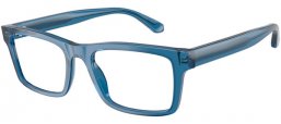 Monturas - Emporio Armani - EA3254 - 6247  SHINY TRANSPARENT BLUE