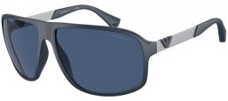 Gafas de Sol - Emporio Armani - EA4029 - 508880  MATTE BLUE // DARK BLUE