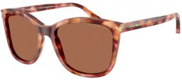 Gafas de Sol - Emporio Armani - EA4060 - 619673  SHINY HAVANA RED // DARK BROWN