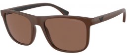 Sunglasses - Emporio Armani - EA4129 - 511973  MATTE BROWN // DARK BROWN
