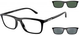 Lunettes de soleil - Emporio Armani - EA4160 - 50011W  SHINY BLACK // CLEAR