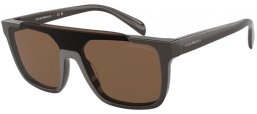Sunglasses - Emporio Armani - EA4193 - 519773  SHINY GREY // DARK BROWN
