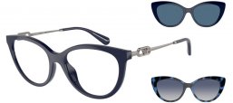 Sunglasses - Emporio Armani - EA4213U - 51451W  SHINY BLUE // CLEAR