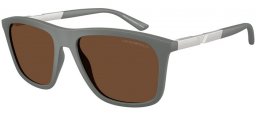 Gafas de Sol - Emporio Armani - EA4237 - 620573  MATTE GREY // DARK BROWN