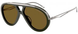 Gafas de Sol - Emporio Armani - EA4242U - 621473  SHINY OLIVE GREEN // DARK BROWN