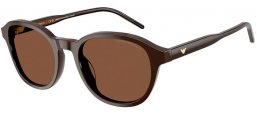 Gafas de Sol - Emporio Armani - EA4247U - 625573  SHINY BROWN // BROWN