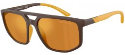 Gafas de Sol - Emporio Armani - EA4248U - 62586H  MATTE BROWN // BROWN MIRROR GOLD