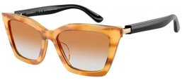Gafas de Sol - Emporio Armani - EA4250U - 62692Q  SHINY STRIPED HONEY // OCHRE GRADIENT TRANSPARENT
