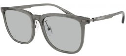 Gafas de Sol - Emporio Armani - EA4255D - 502987  SHINY TRANSPARENT GREY //