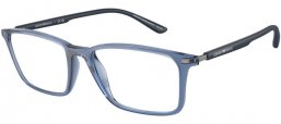 Monturas - Emporio Armani - EA3237 - 6108  SHINY TRANSPARENT BLUE