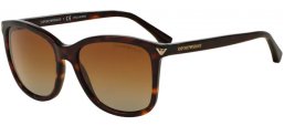 Sunglasses - Emporio Armani - EA4060 - 5026T5 SHINY HAVANA // BROWN GRADIENT POLARIZED
