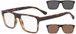 Sunglasses - Emporio Armani - EA4115 - 58021W MATTE HAVANA // CLEAR