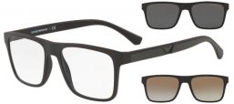 Gafas de Sol - Emporio Armani - EA4115 - 58531W MATTE BLACK // CLEAR