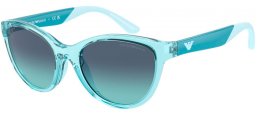 Lunettes Junior - Emporio Armani Junior - EK4003 - 53584S  SHINY TRANSPARENT TURQUOISE // BLUE GRADIENT