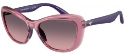 Frames Junior - Emporio Armani Junior - EK4004 - 537646  SHINY TRANSPARENT LILAC // PINK GRADIENT GREY