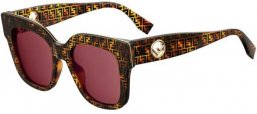 Sunglasses - Fendi - FF 0359/G/S - H7P (4S) TORTOISE CAMUFLAGE // BURGUNDY
