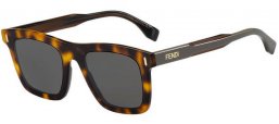Sunglasses - Fendi - FF M0086/S - 9N4 (IR) HAVANA BROWN // GREY