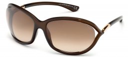 Gafas de Sol - Tom Ford - FT0008 JENNIFER - 692 DARK BROWN // BROWN GRADIENT