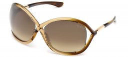 Gafas de Sol - Tom Ford - FT0009 WITHNEY - 74F TRANSPARENT LIGHT BROWN // LIGHT BROWN GRADIENT