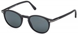 Gafas de Sol - Tom Ford - FT0539 ANDREA-02 - 02V  MATTE BLACK // BLUE POLARIZED