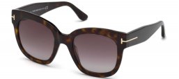 Gafas de Sol - Tom Ford - FT0613 BEATRIX-02 - 52T  DARK HAVANA // BURGUNDY GRADIENT