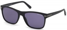 Gafas de Sol - Tom Ford - FT0698 GIULIO - 02V  MATTE BLACK // BLUE
