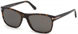 Gafas de Sol - Tom Ford - FT0698 GIULIO - 52D  DARK HAVANA // GREY POLARIZED