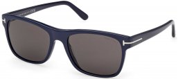 Gafas de Sol - Tom Ford - FT0698 GIULIO - 90A  SHINY BLUE // GREY