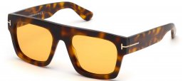 Gafas de Sol - Tom Ford - FT0711 FAUSTO - 56E  DARK HAVANA // YELLOW