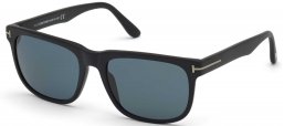 Gafas de Sol - Tom Ford - FT0775 STEPHENSON - 02N  MATTE BLACK // GREEN