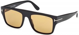 Gafas de Sol - Tom Ford - FT0907 DUNNING-02 - 01E  SHINY BLACK // LIGHT BROWN