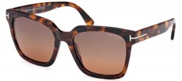 Gafas de Sol - Tom Ford - FT0952 SELBY - 52H  DARK HAVANA // BROWN POLARIZED