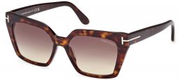 Gafas de Sol - Tom Ford - FT1030 WINONA - 52F  DARK HAVANA // BROWN GRADIENT