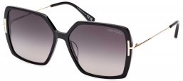 Gafas de Sol - Tom Ford - FT1039 JOANNA - 01B  SHINY BLACK // GREY GRADIENT