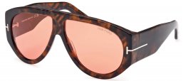 Gafas de Sol - Tom Ford - FT1044 BRONSON - 52S  DARK HAVANA // LIGHT BURGUNDY