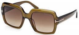 Gafas de Sol - Tom Ford - FT1082 KAYA - 51F  PUTTY // BROWN GRADIENT