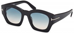 Gafas de Sol - Tom Ford - FT1083 GUILLIANA - 01P  SHINY BLACK // GREEN GRADIENT