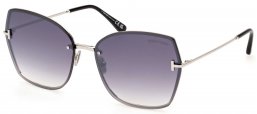 Gafas de Sol - Tom Ford - FT1107 NICKIE-02 - 16C  SHINY PALLADIUM // GREY GRADIENT