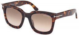 Gafas de Sol - Tom Ford - FT1115 LEIGH-02 - 52G  DARK HAVANA // BROWN GRADIENT