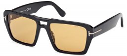 Gafas de Sol - Tom Ford - FT1153 REDFORD - 01E  SHINY BLACK // LIGHT BROWN