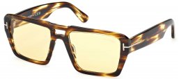 Gafas de Sol - Tom Ford - FT1153 REDFORD - 52E  STRIPED BROWN // BROWN PHOTOCHROMATIC