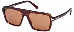 Gafas de Sol - Tom Ford - FT1176 VINCENT - 52E  DARK HAVANA // BROWN