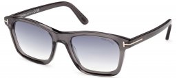 Gafas de Sol - Tom Ford - FT1179 BARRON - 20B  SHINY GREY // GREY GRADIENT