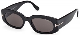 Gafas de Sol - Tom Ford - FT1187 CIELLE - 01A  SHINY BLACK // GREY