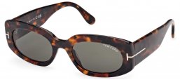 Gafas de Sol - Tom Ford - FT1187 CIELLE - 52N  DARK HAVANA // GREEN