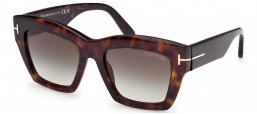 Gafas de Sol - Tom Ford - FT1191 LUNA - 52B  DARK HAVANA // GREY GRADIENT