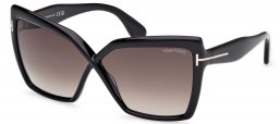 Gafas de Sol - Tom Ford - FT1195 FIORE - 01B  SHINY BLACK // GREY GRADIENT